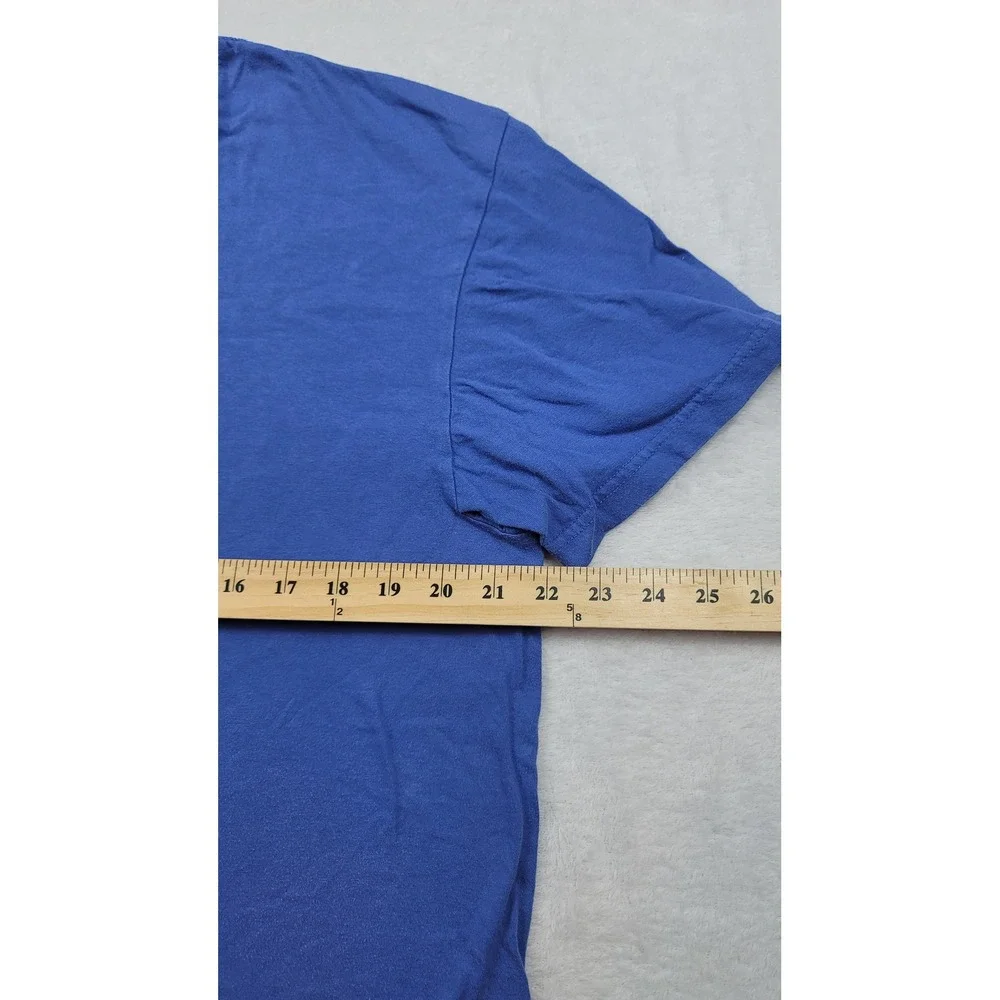 Polo Ralph Lauren Mens XL T-Shirt Blue Classic Fit Cotton Short Sleeve Pony Logo